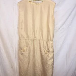 dress, beige